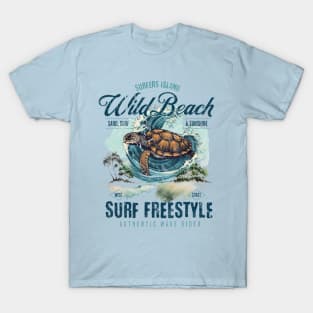 Wild Beach-Surfers Island T-Shirt